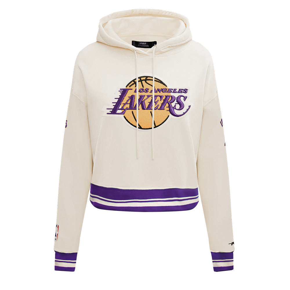 SUDADERA CON GORRO NBA LOS ANGELES LAKERS RETRO CLASSICS PARA MUJER