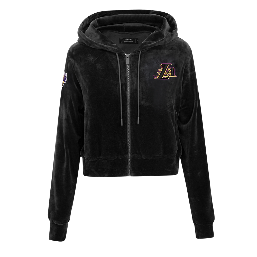 SUDADERA CON CIERRE NBA LOS ANGELES LAKERS CLASSIC ESSENTIALS PARA MUJER