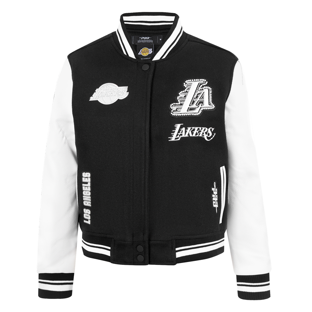 CHAMARRA UNIVERSITARIA NBA LOS ANGELES LAKERS PEARLS PARA MUJER