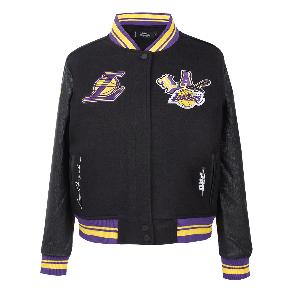 CHAMARRA UNIVERSITARIA NBA LOS ANGELES LAKERS CITY RANSOM PARA MUJER