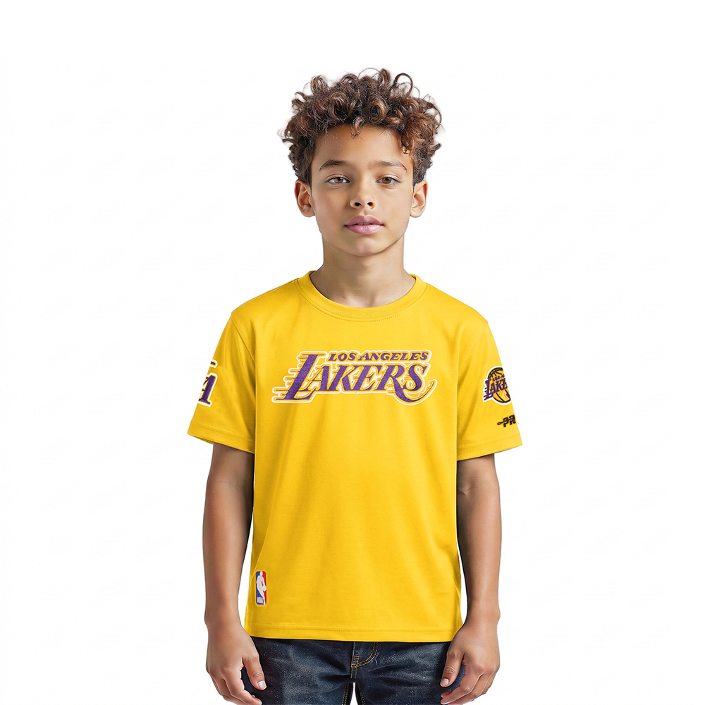 PLAYERA NBA LOS ANGELES LAKERS CLASSIC CHENILLE PARA NIÑO