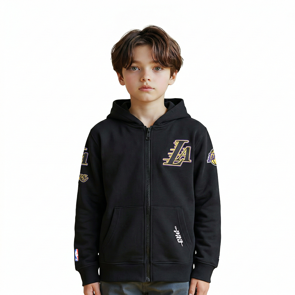 SUDADERA CON CIERRE NBA LOS ANGELES LAKERS CLASSIC CHENILLE PARA NIÑO