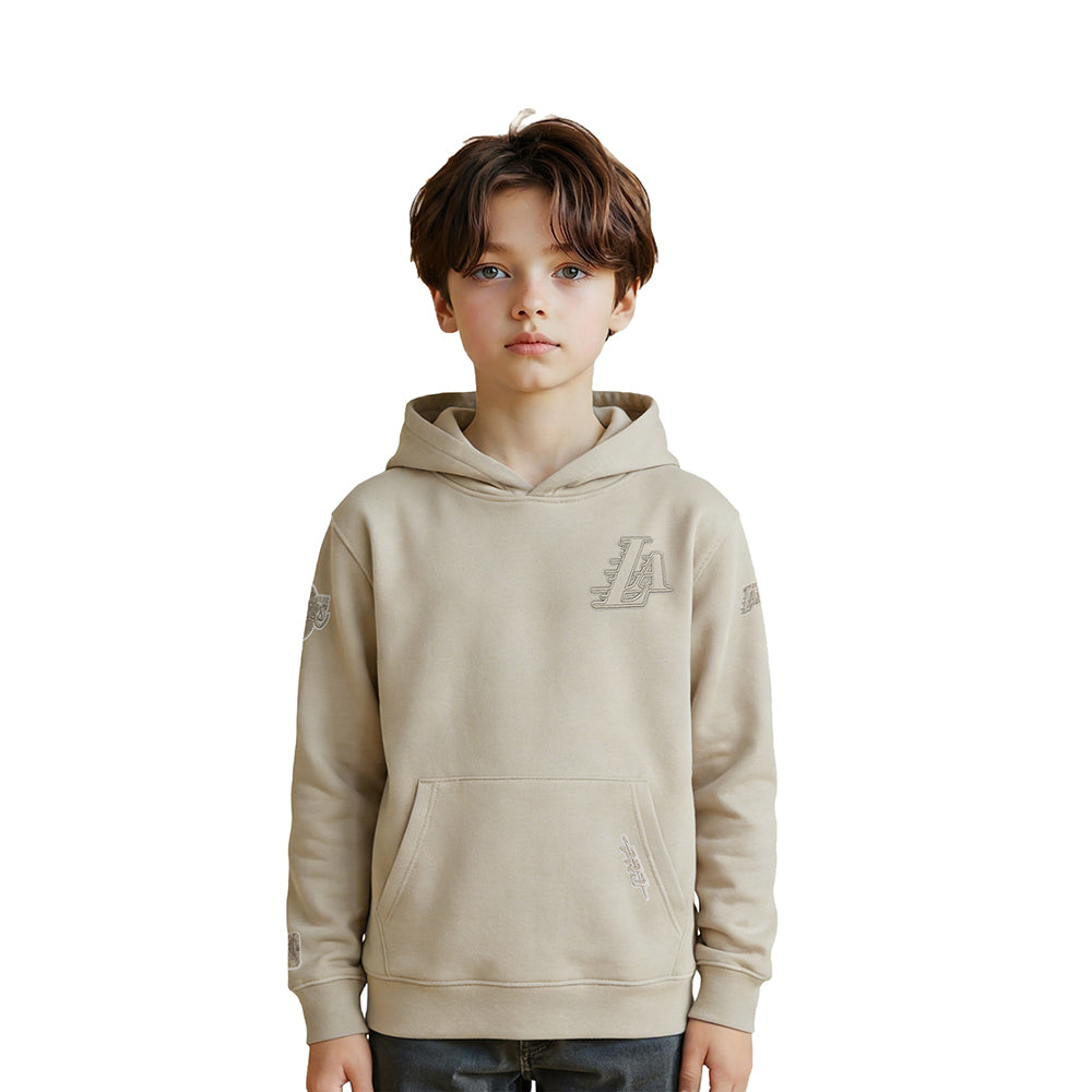 SUDADERA CON GORRO NBA LOS ANGELES LAKERS NEUTRAL PARA NIÑO