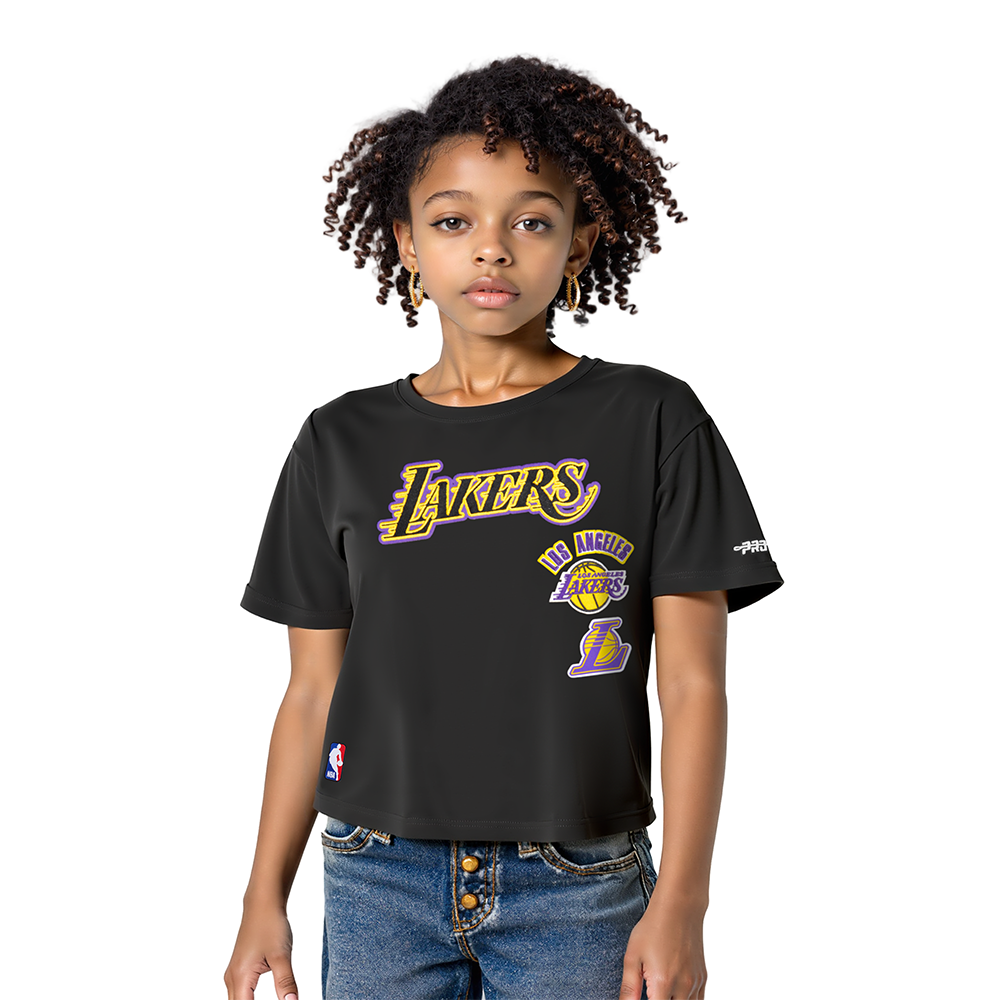 PLAYERA NBA LOS ANGELES LAKERS RETRO CLASSICS PARA NIÑA