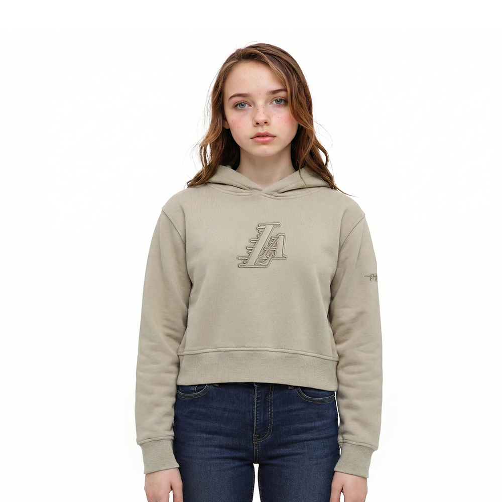 SUDADERA CON GORRO NBA LOS ANGELES LAKERS NEUTRAL PARA NIÑA