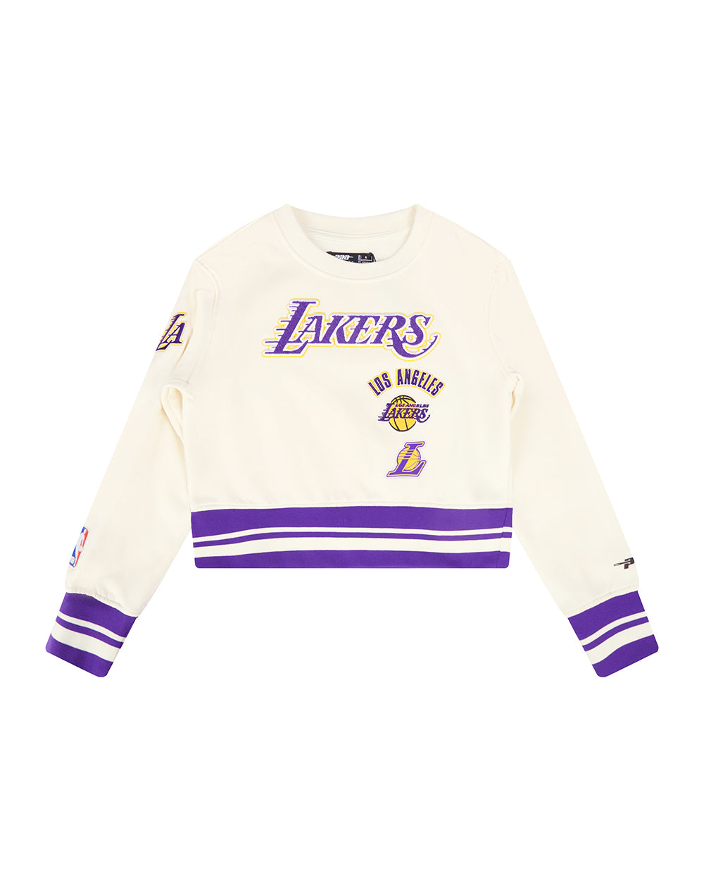 SUDADERA DE CUELLO REDONDO NBA LOS ANGELES LAKERS RETRO CLASSICS PARA NIÑA