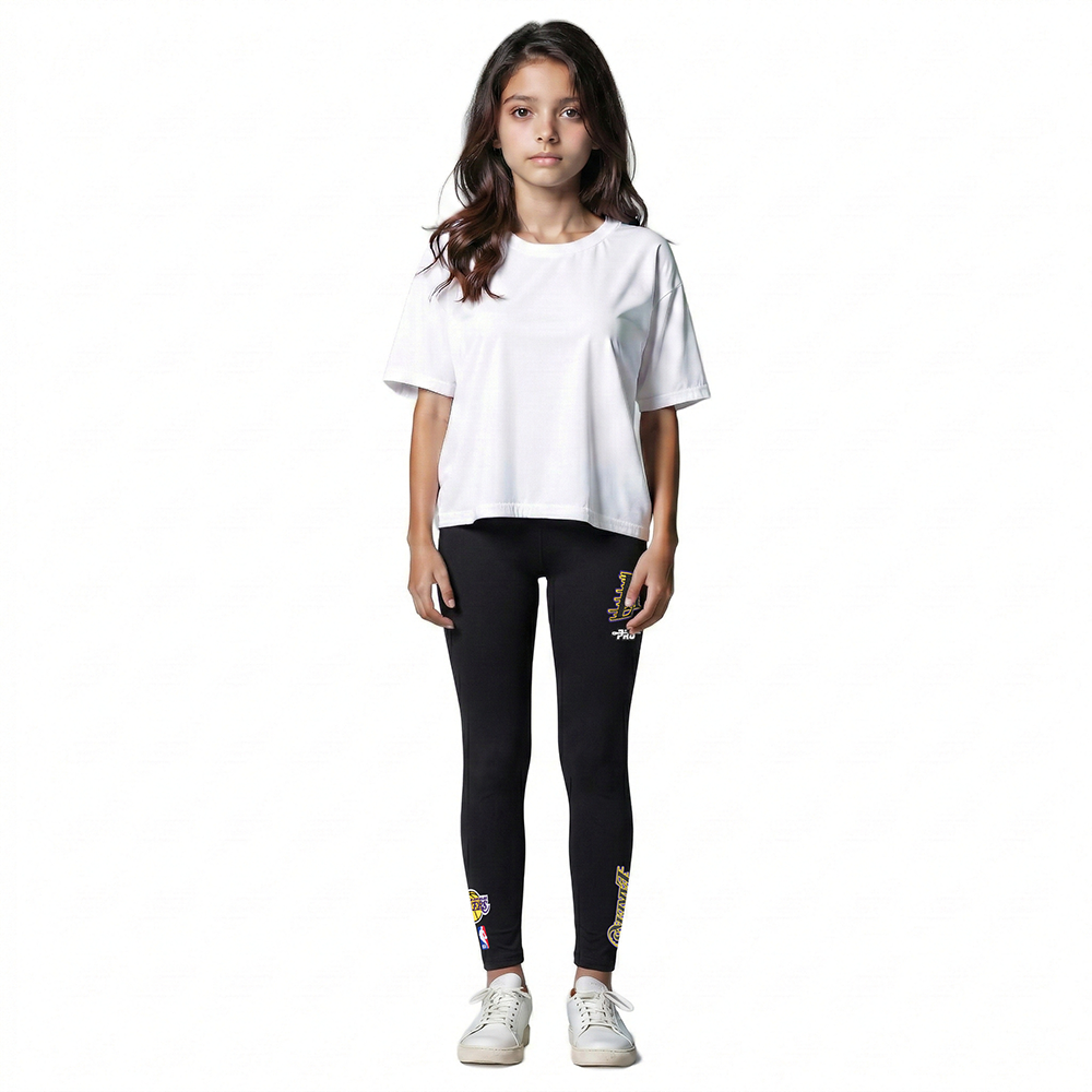 LEGGINGS NBA LOS ANGELES LAKERS CLASSIC ESSENTIALS PARA NIÑA