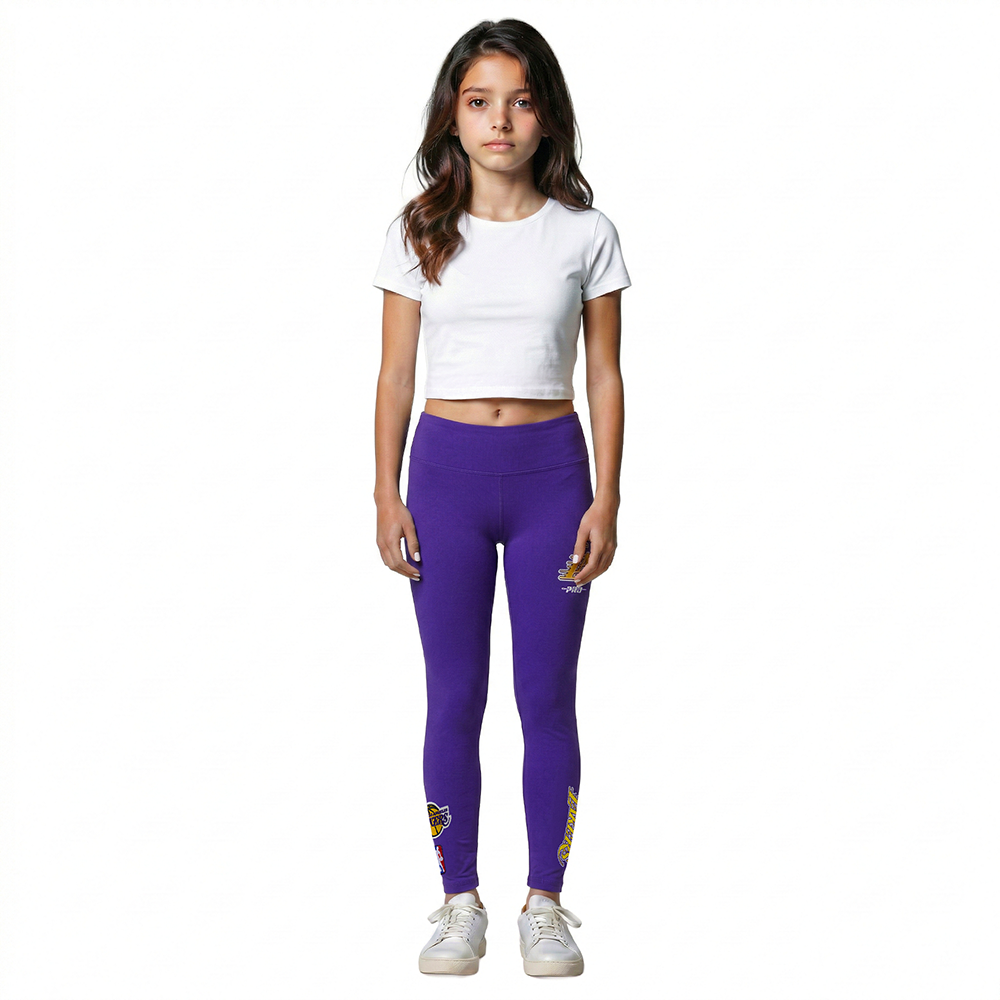 LEGGINGS NBA LOS ANGELES LAKERS CLASSIC ESSENTIALS PARA NIÑA