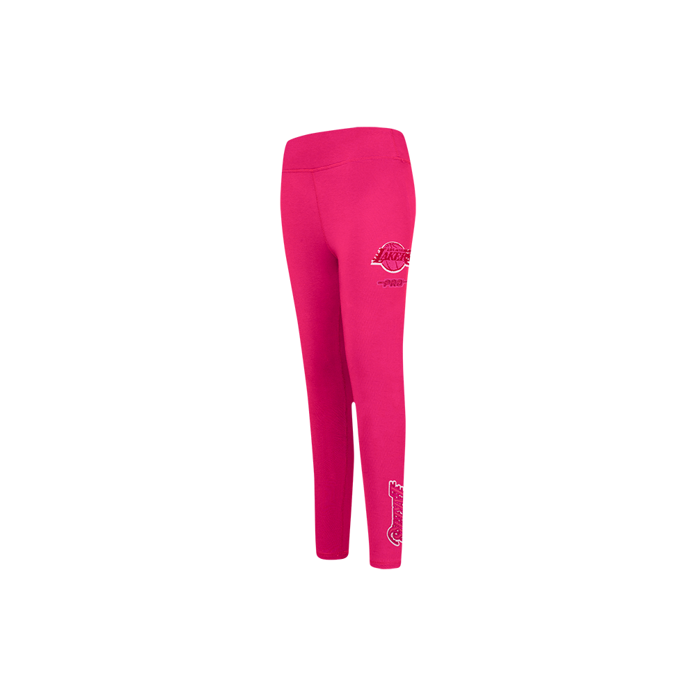 LEGGINGS NBA LOS ANGELES LAKERS CLASSIC TRIPLE PINK PARA NIÑA