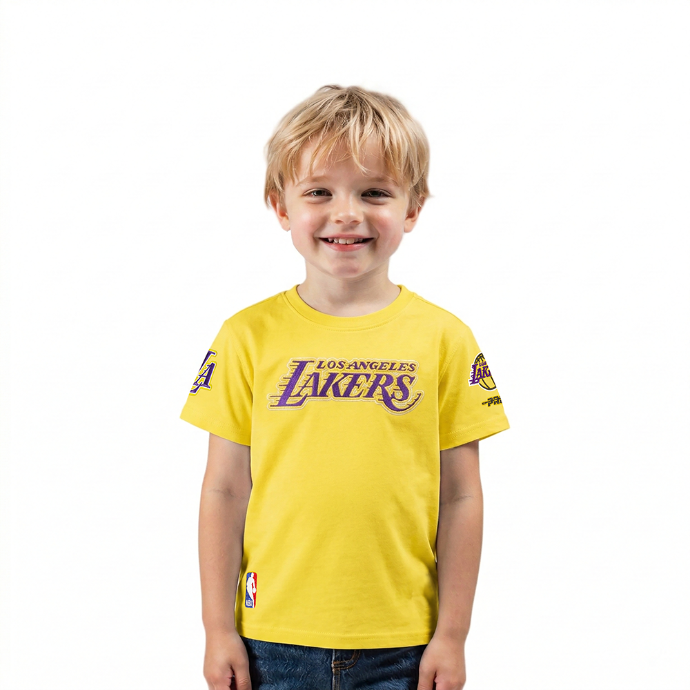 PLAYERA NBA LOS ANGELES LAKERS CLASSIC CHENILLE PARA BEBÉ NIÑO
