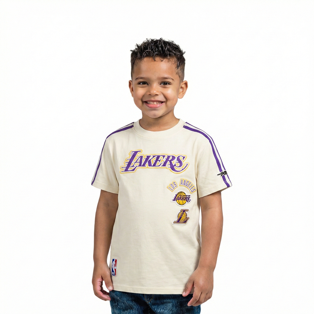 PLAYERA NBA LOS ANGELES LAKERS RETRO CLASSICS PARA BEBÉ NIÑO