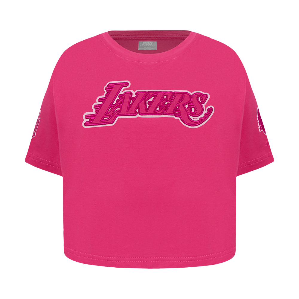PLAYERA NBA LOS ANGELES LAKERS CLASSIC TRIPLE PINK PARA BEBÉ NIÑA