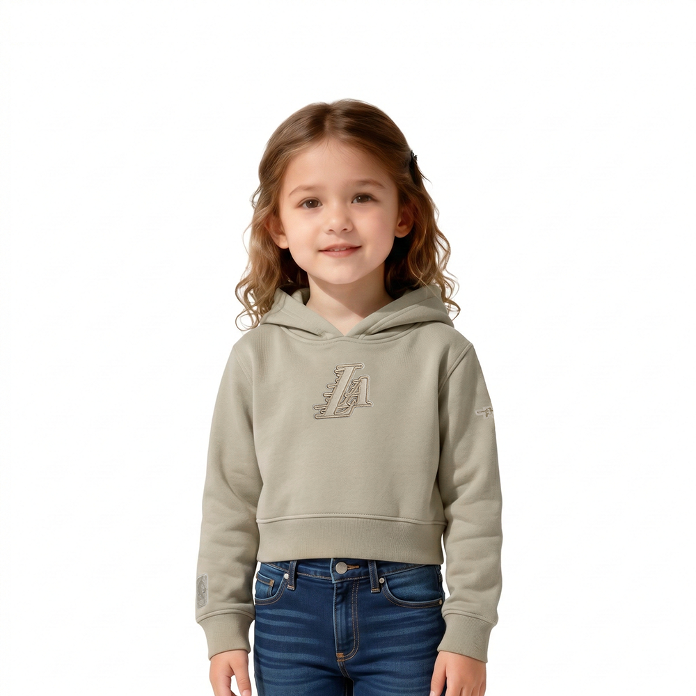 SUDADERA CON GORRO NBA LOS ANGELES LAKERS NEUTRAL PARA BEBÉ NIÑA