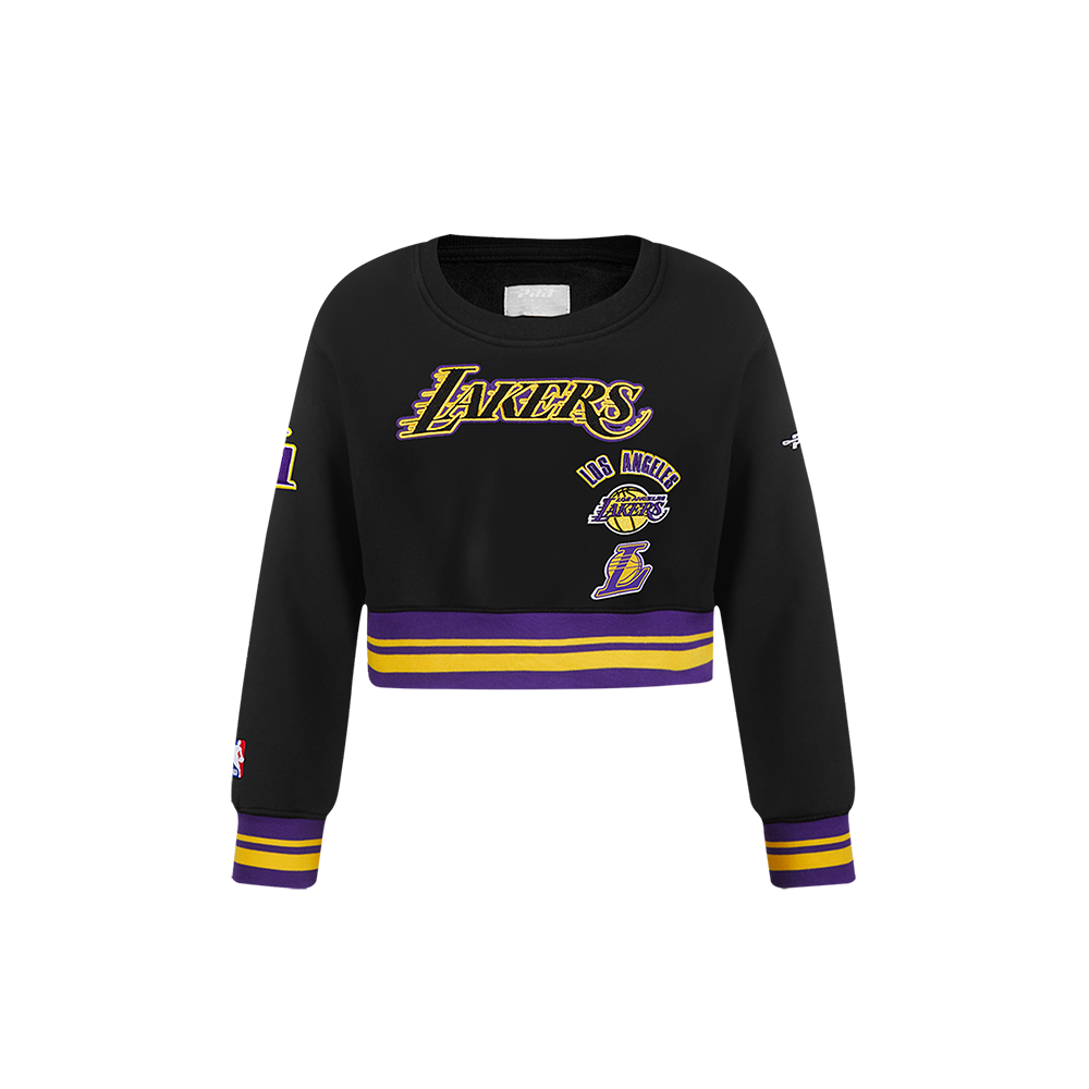 SUDADERA DE CUELLO REDONDO NBA LOS ANGELES LAKERS RETRO CLASSICS PARA BEBÉ NIÑA