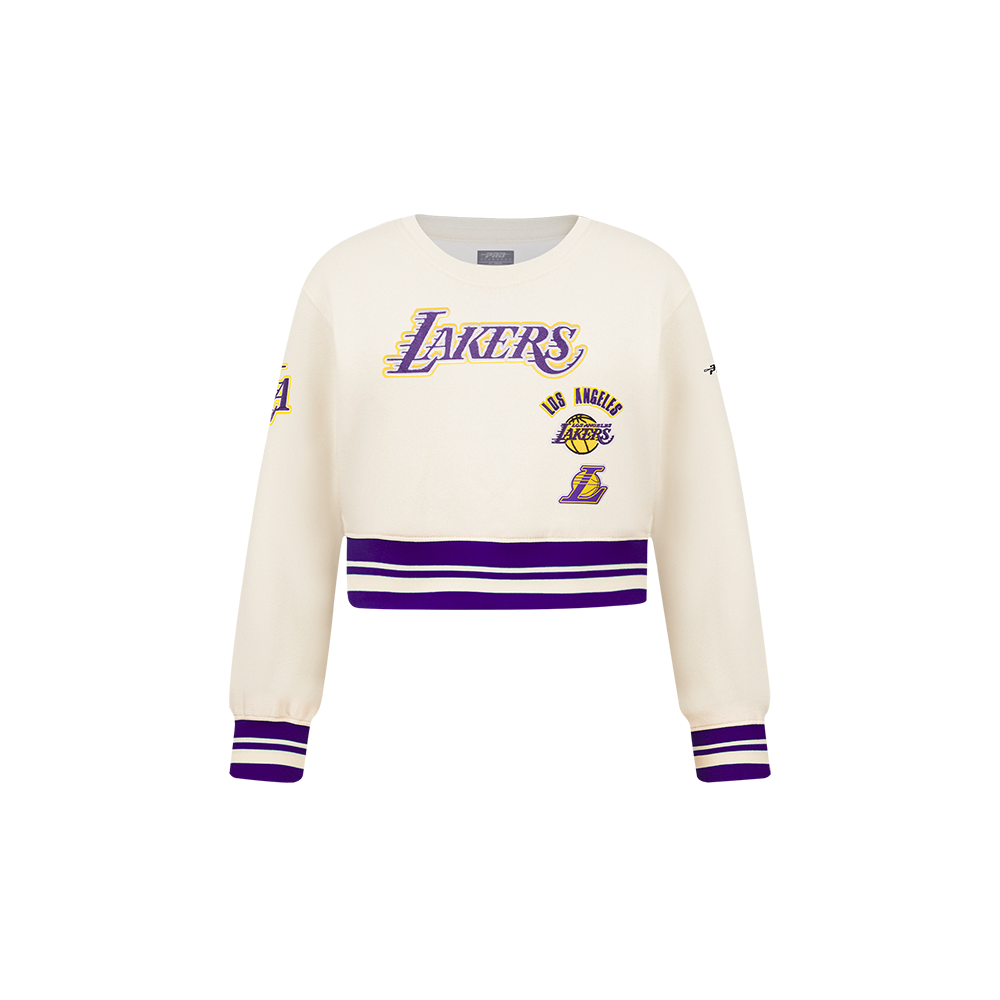 SUDADERA DE CUELLO REDONDO NBA LOS ANGELES LAKERS RETRO CLASSICS PARA BEBÉ NIÑA
