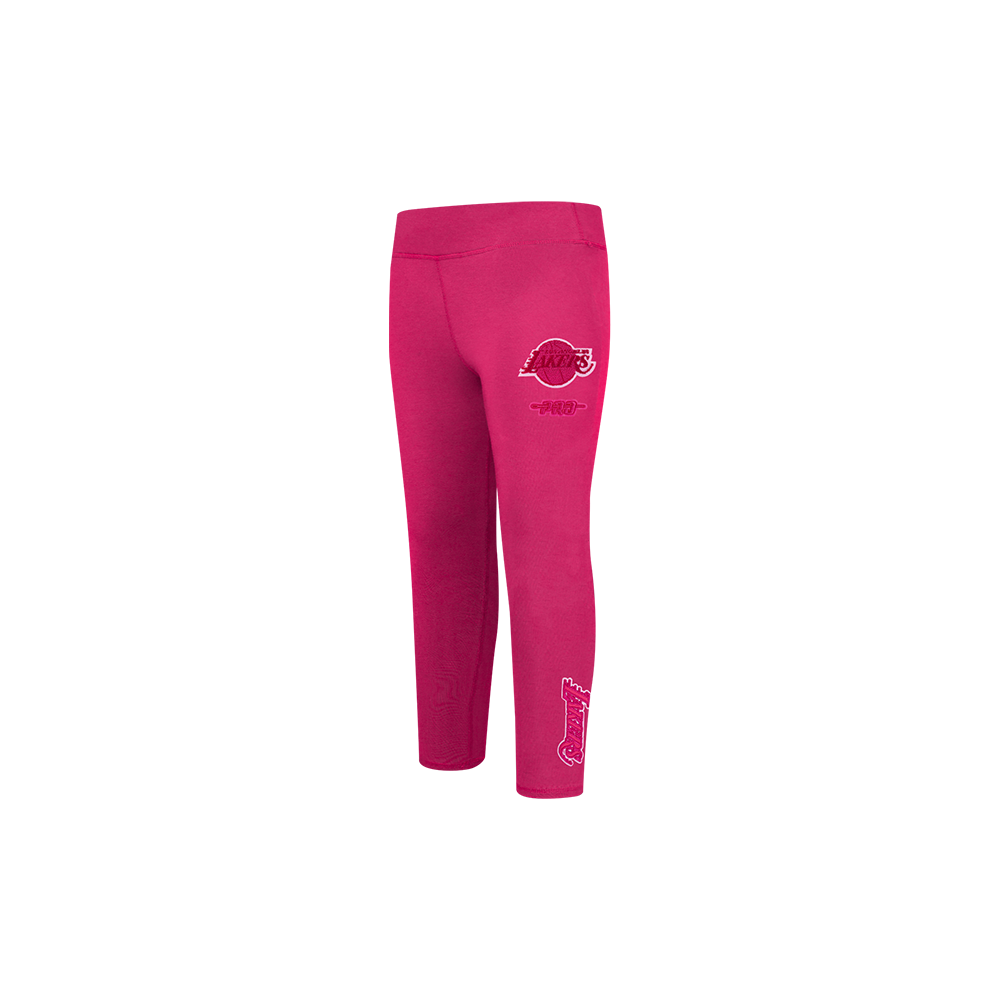 LEGGINGS NBA LOS ANGELES LAKERS CLASSIC TRIPLE PINK PARA BEBÉ NIÑA