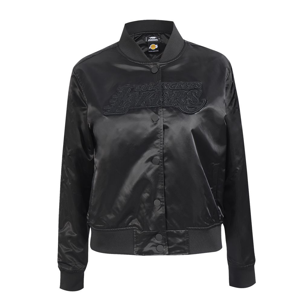 CHAMARRA DE SATIN NBA LOS ANGELES LAKERS CLASSIC 3BK PARA MUJER