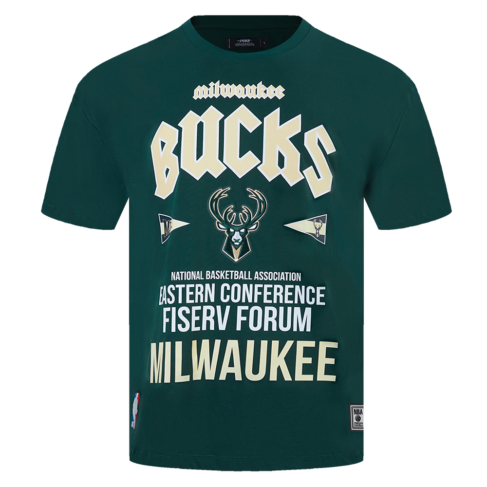PLAYERA NBA MILWAUKEE BUCKS CITY TOUR