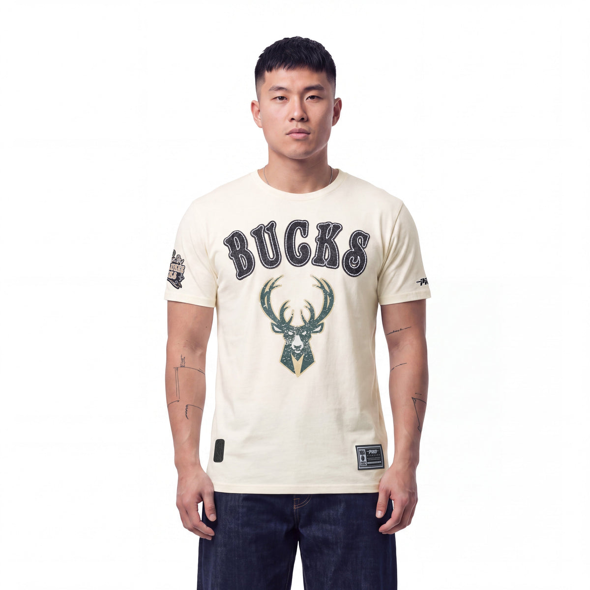 PLAYERA NBA MILWAUKEE BUCKS REBEL ATHLETICS