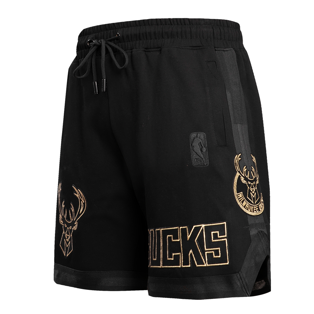 SHORTS DE BASQUETBOL NBA MILWAUKEE BUCKS BLACK&GOLD
