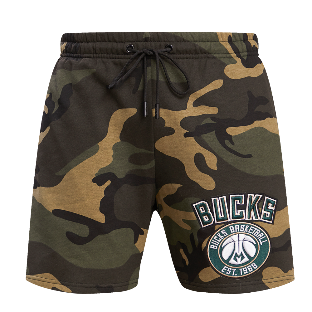 SHORTS DE ALGODÓN NBA MILWAUKEE BUCKS CLASSIC BRISTLE