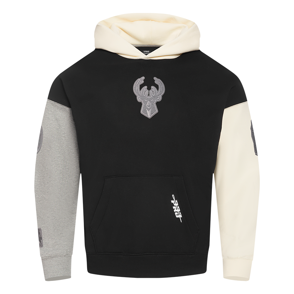 SUDADERA CON GORRO NBA MILWAUKEE BUCKS REVERSE FRENCH TERRY