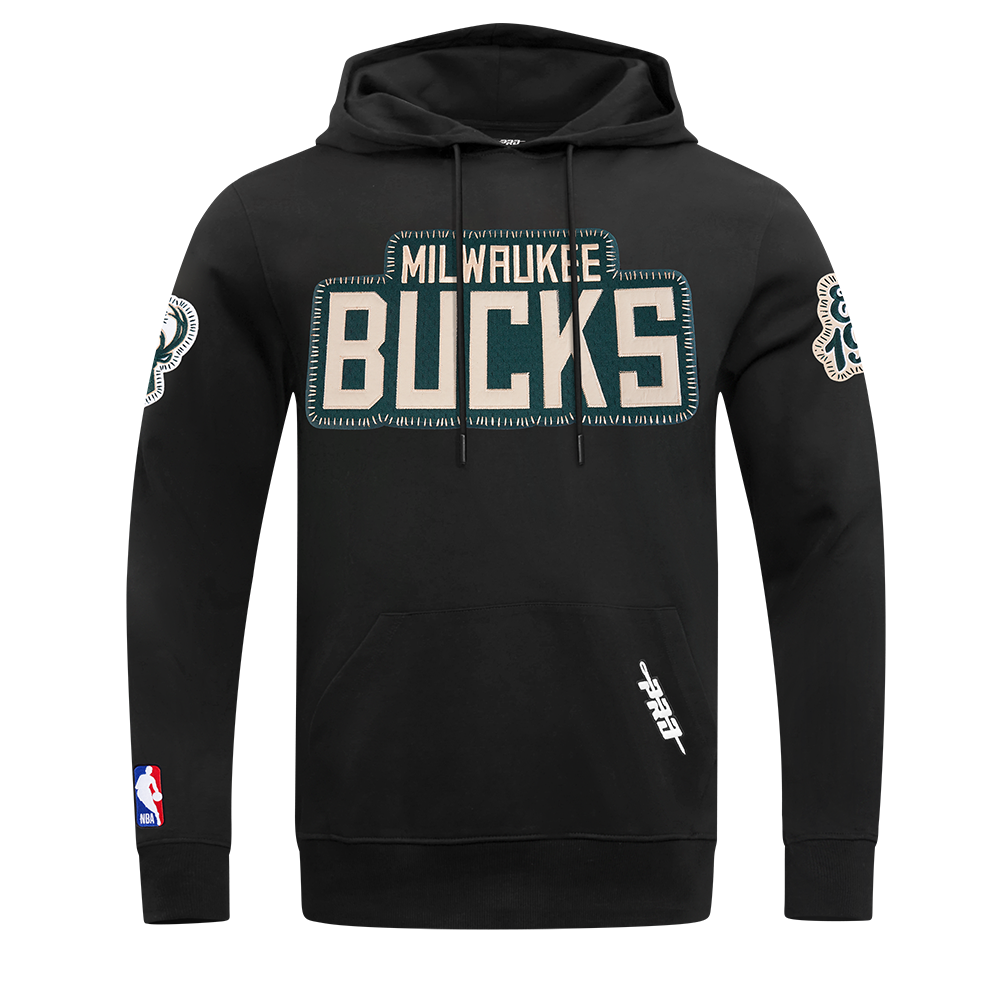 SUDADERA CON GORRO NBA MILWAUKEE BUCKS DIY PICK STITCH