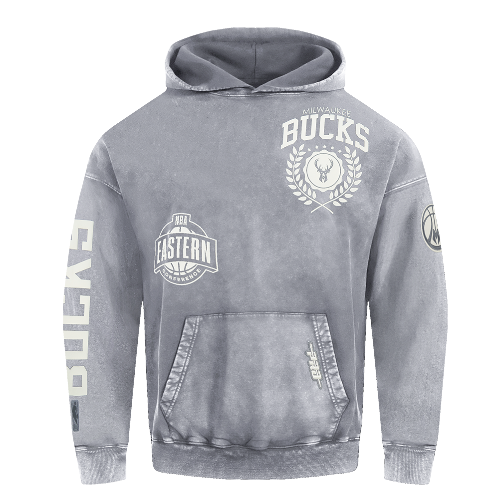 SUDADERA CON GORRO NBA MILWAUKEE BUCKS STREET TEAM