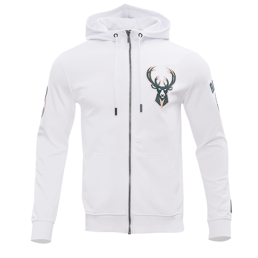 SUDADERA CON CIERRE NBA MILWAUKEE BUCKS CLASSIC CHENILLE