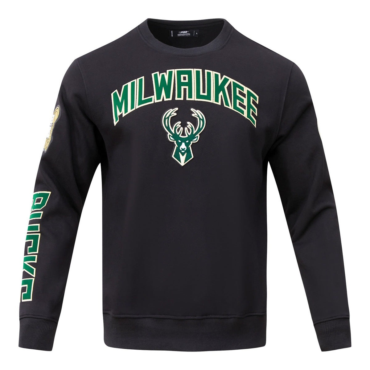 SUDADERA DE CUELLO REDONDO NBA MILWAUKEE BUCKS CLASSIC BRISTLE