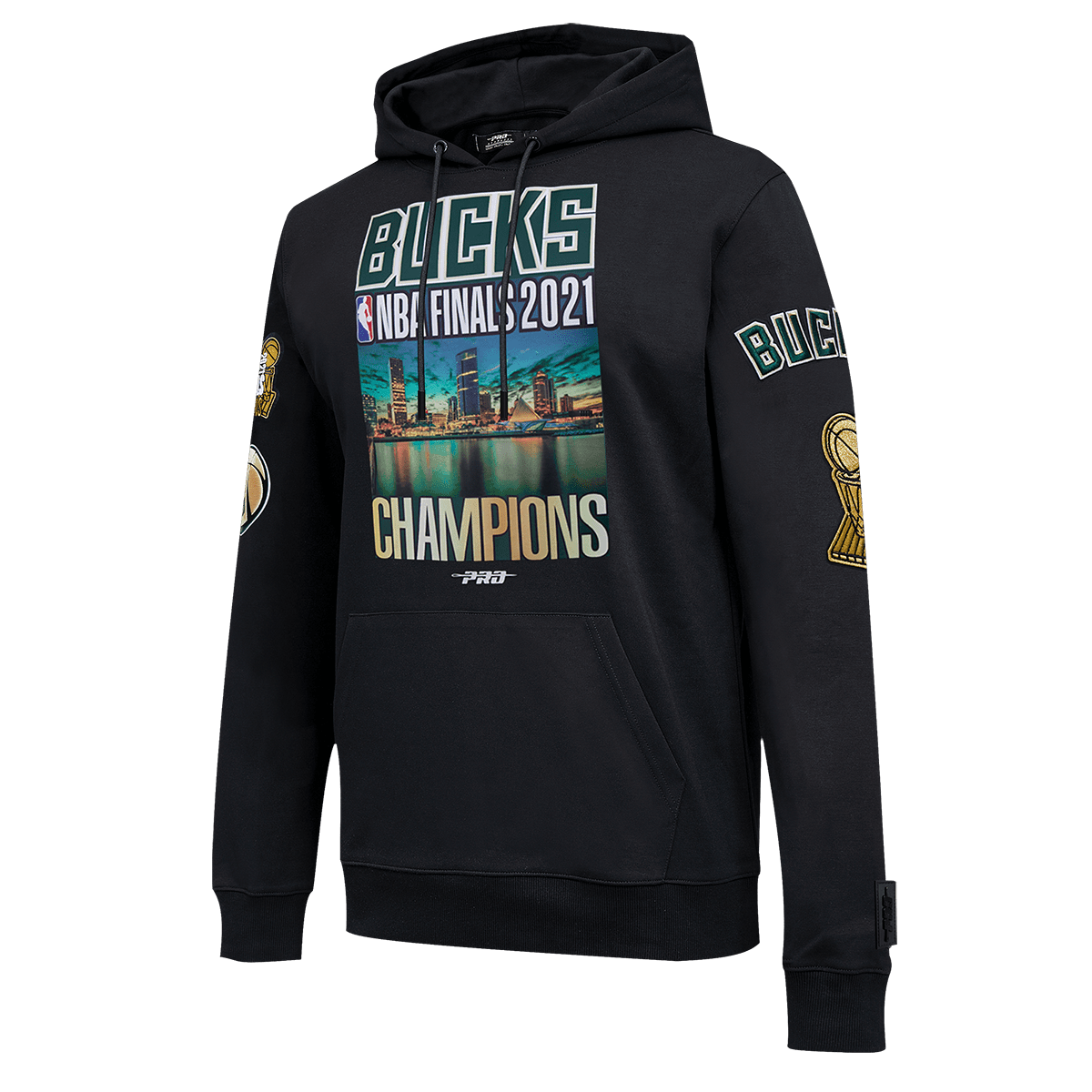 SUDADERA CON GORRO NBA MILWAUKEE BUCKS FINALS