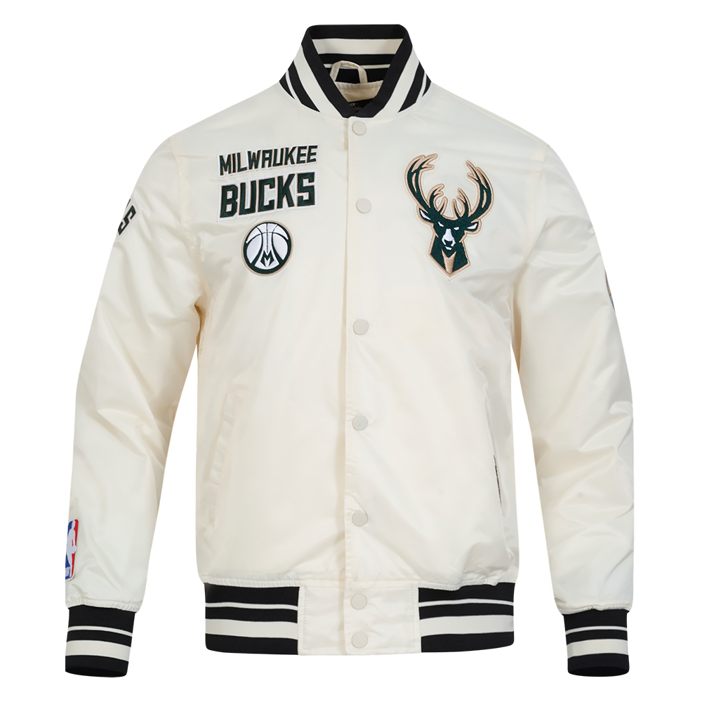 CHAMARRA DE SATÍN NBA MILWAUKEE BUCKS RETRO CLASSICS