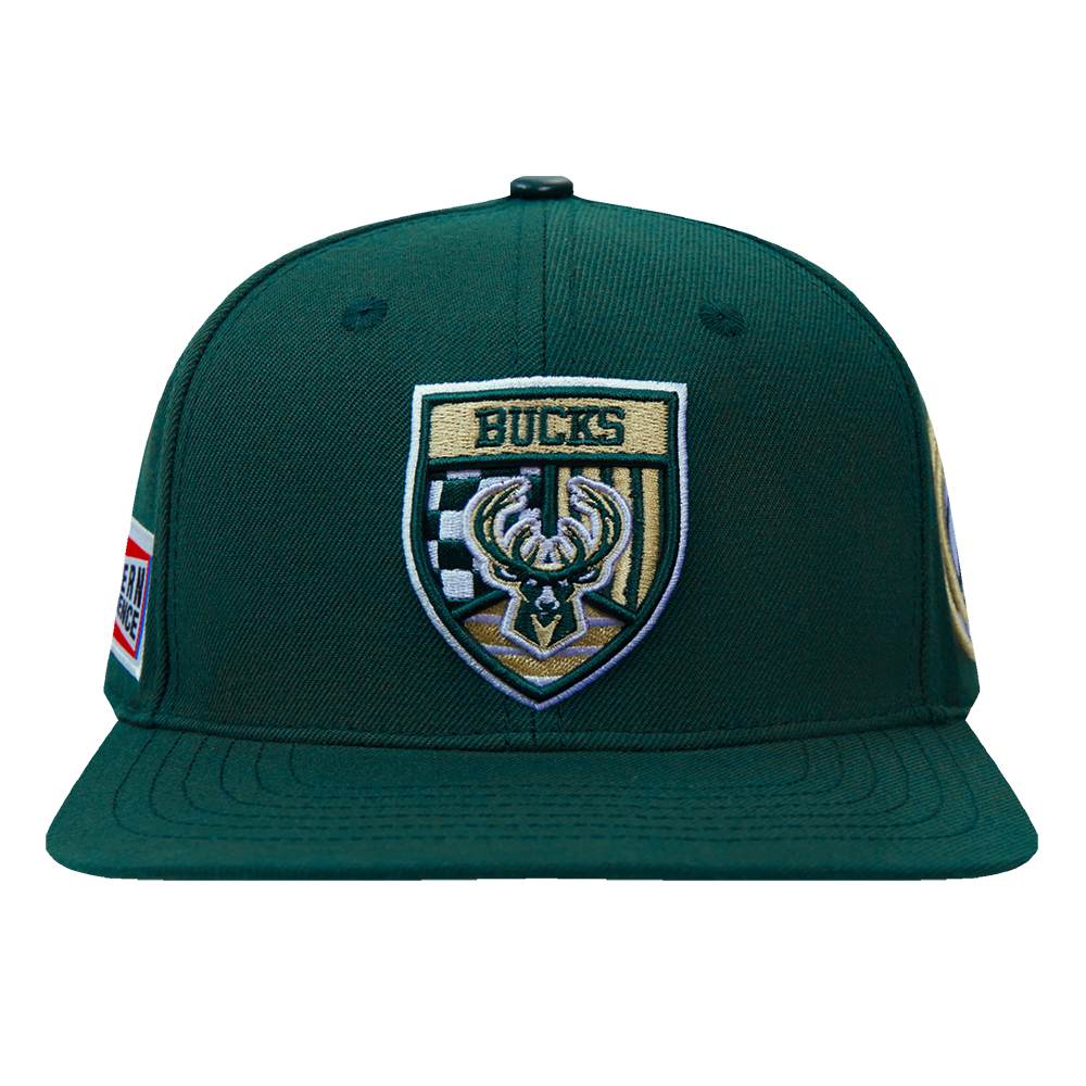 GORRA SNAPBACK NBA MILWAUKEE BUCKS FASTLANE UNISEX