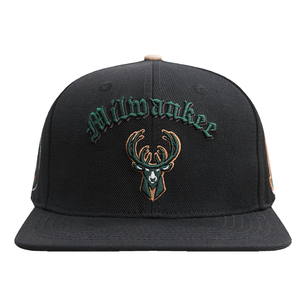 GORRA SNAPBACK NBA MILWAUKEE BUCKS OLD ENGLISH