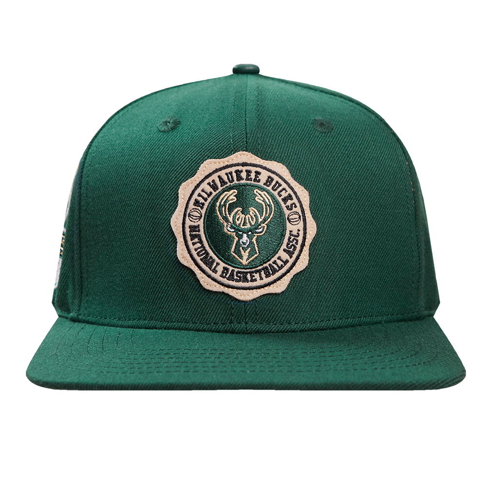 GORRA SNAPBACK NBA MILWAUKEE BUCKS CREST EMBLEM