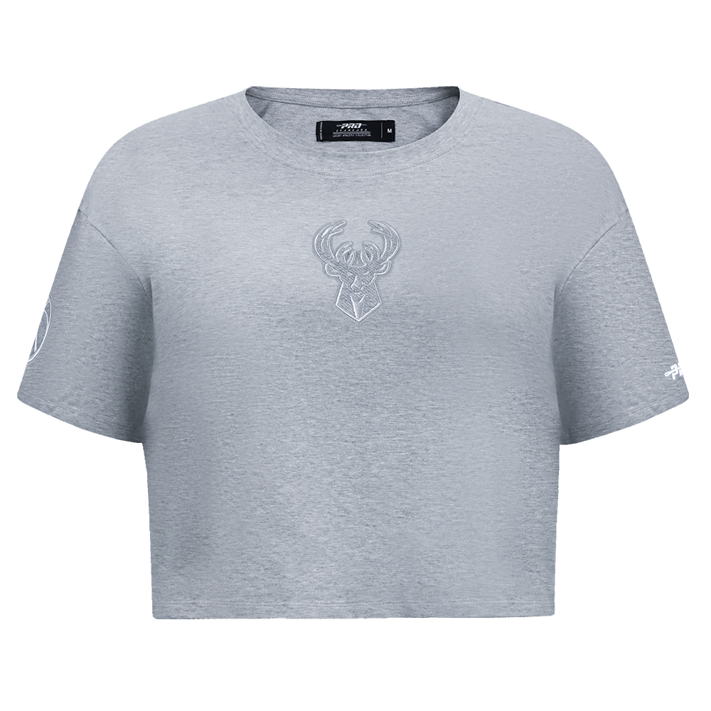 PLAYERA CROP NBA MILWAUKEE BUCKS REVERSE FRENCH TERRY PARA MUJER