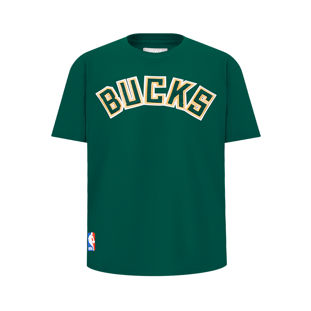 PLAYERA NBA MILWAUKEE BUCKS CLASSIC CHENILLE PARA NIÑO JUNIOR