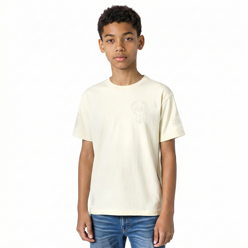 PLAYERA NBA MILWAUKEE BUCKS NEUTRAL PARA NIÑO JUNIOR