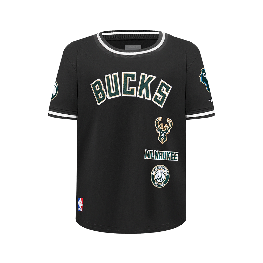 PLAYERA NBA MILWAUKEE BUCKS RETRO CLASSICS PARA NIÑO JUNIOR