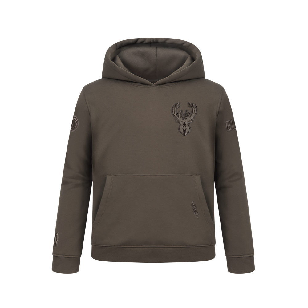 SUDADERA DE CUELLO REDONDO NBA MILWAUKEE BUCKS NEUTRAL PARA NIÑO JUNIOR
