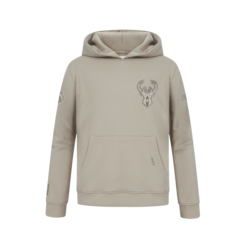 SUDADERA DE CUELLO REDONDO NBA MILWAUKEE BUCKS NEUTRAL PARA NIÑO JUNIOR