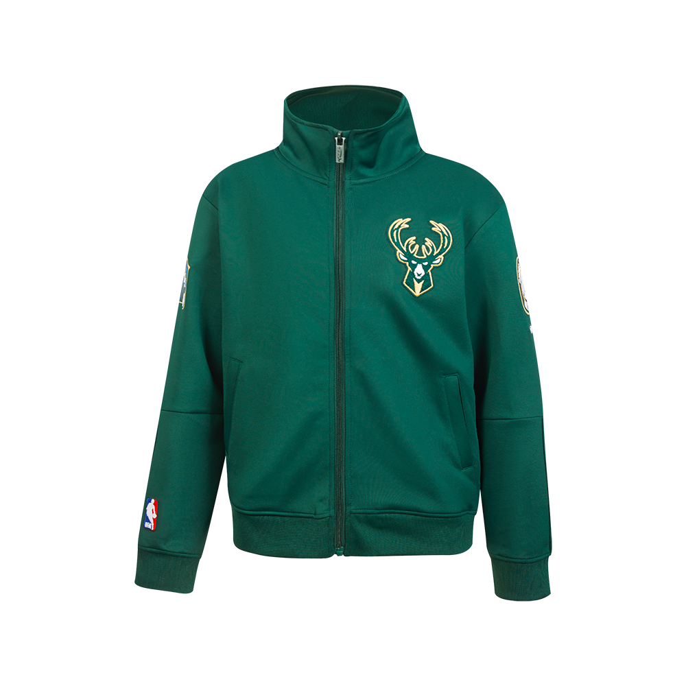 CHAMARRA DEPORTIVA NBA MILWAUKEE BUCKS CLASSIC CHENILLE PARA NIÑO JUNIOR