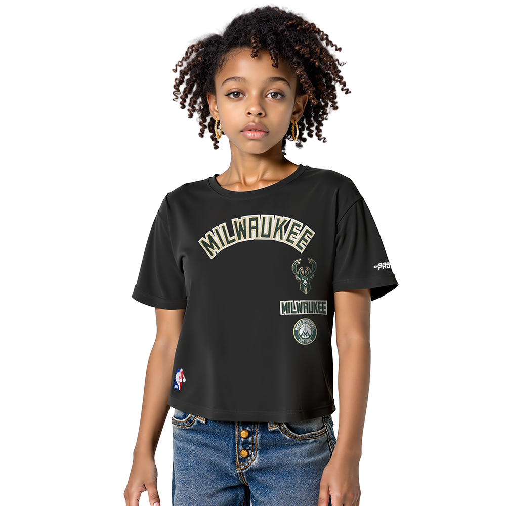 PLAYERA NBA MILWAUKEE BUCKS RETRO CLASSICS PARA NIÑA JUNIOR