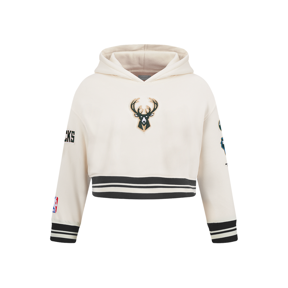 SUDADERA DE CUELLO REDONDO NBA MILWAUKEE BUCKS RETRO CLASSICS PARA NIÑA JUNIOR