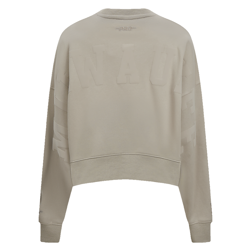 SUDADERA DE CUELLO REDONDO NBA MILWAUKEE BUCKS WINGSPAN PARA MUJER