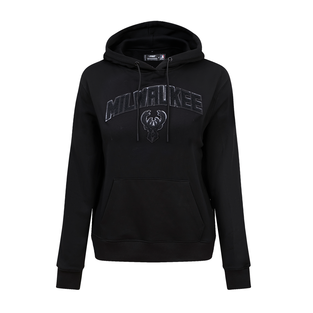 SUDADERA CON GORRO NBA MILWAUKEE BUCKS CLASSIC 3BK PARA MUJER