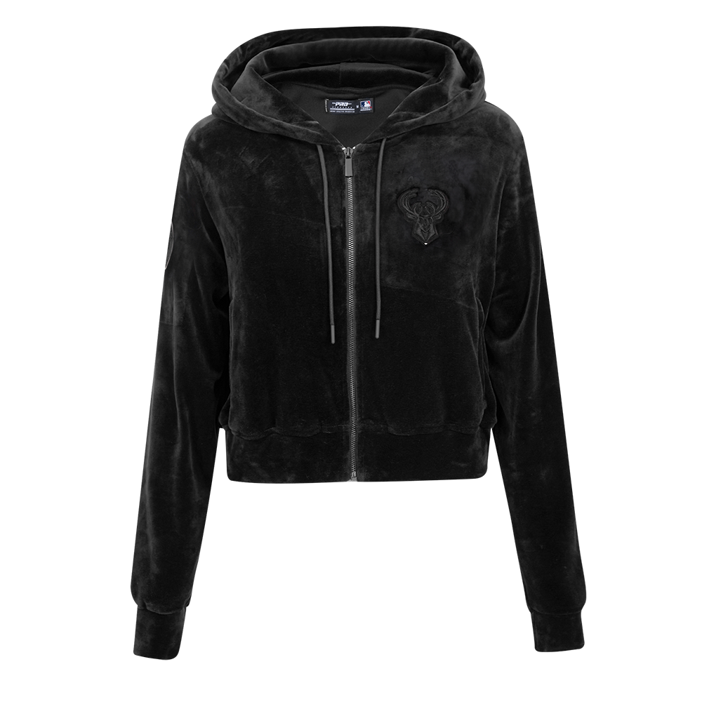 SUDADERA CON CIERRE NBA MILWAUKEE BUCKS CLASSIC 3BK PARA MUJER