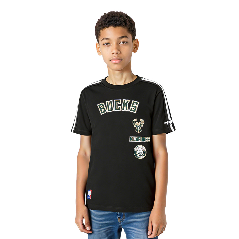 PLAYERA NBA MILWAUKEE BUCKS RETRO CLASSICS PARA NIÑO