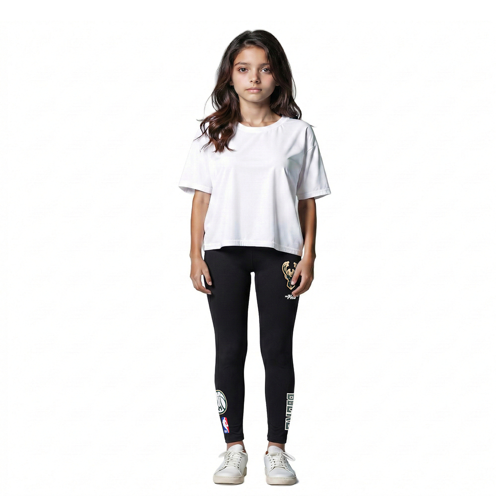 LEGGINGS NBA MILWAUKEE BUCKS CLASSIC ESSENTIALS PARA NIÑA