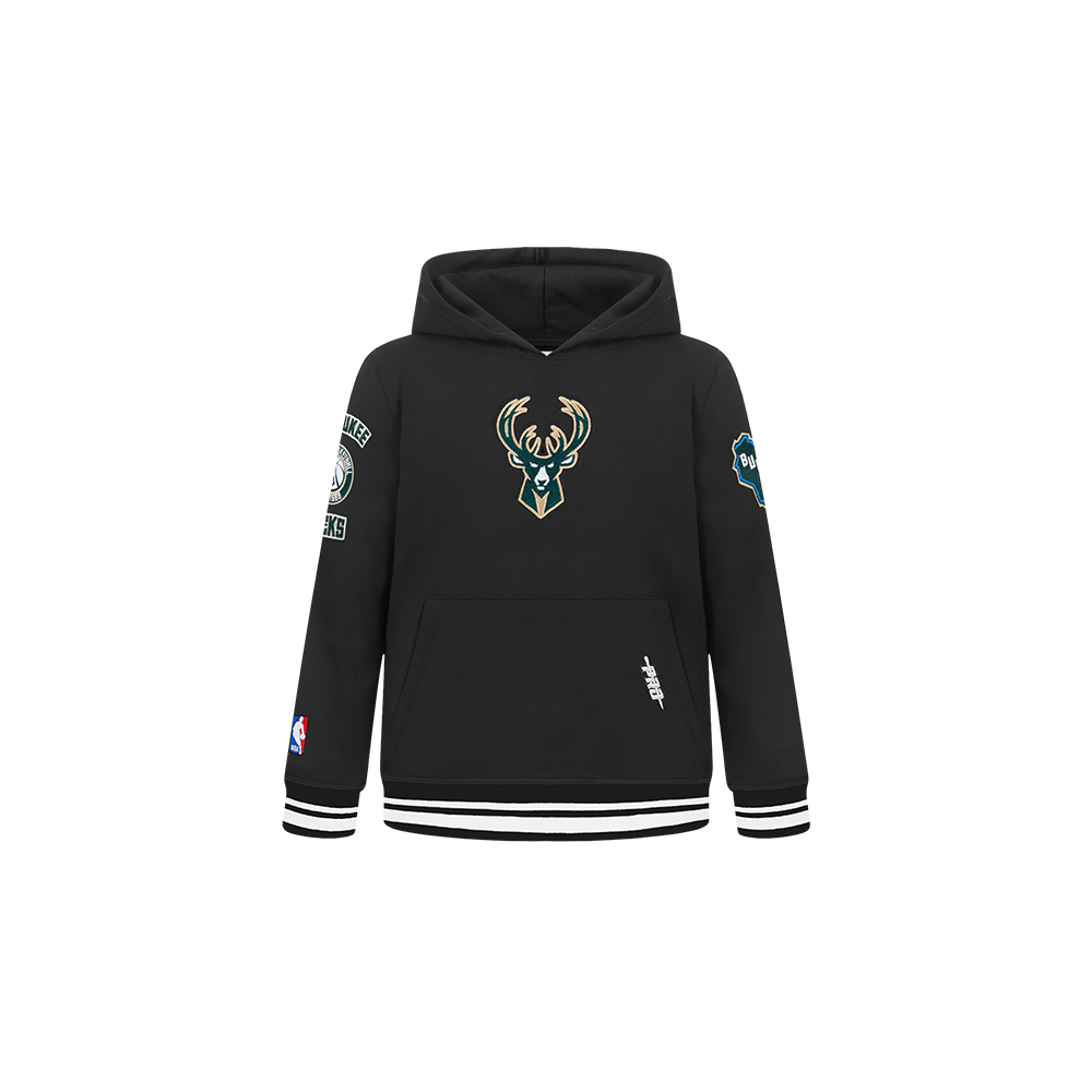 SUDADERA CON GORRO NBA MILWAUKEE BUCKS RETRO CLASSICS PARA BEBÉ NIÑO